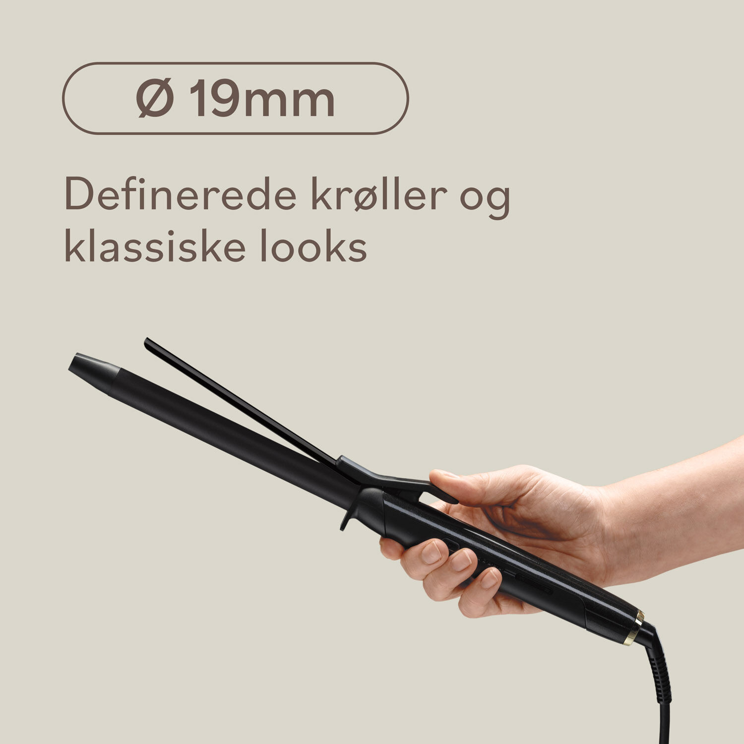 Curling Tong - &Oslash; 19mm